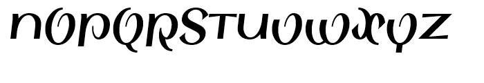 Sinah Sans Condensed Black Italic Font UPPERCASE