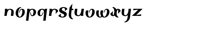 Sinah Sans Condensed Black Italic Font LOWERCASE