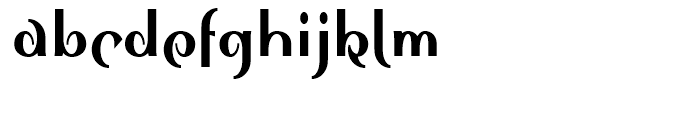 Sinah Sans Condensed Black Font LOWERCASE