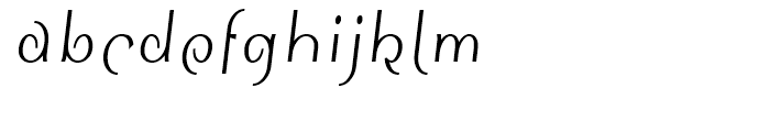 Sinah Sans Condensed Italic Font LOWERCASE