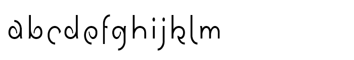 Sinah Sans Condensed Font LOWERCASE