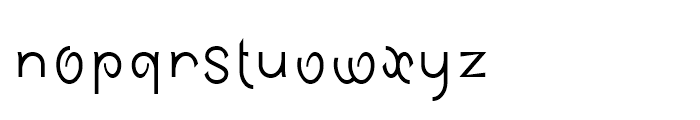Sinah Sans Condensed Font LOWERCASE
