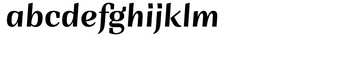 Sintesi DemiBold Italic Font LOWERCASE