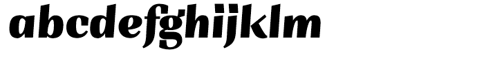 Sintesi ExtraBlack Italic Font LOWERCASE
