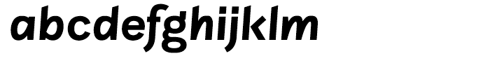 Sintesi Sans Bold Italic Font LOWERCASE
