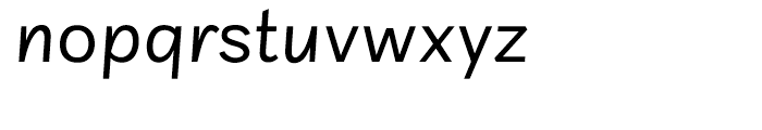Sintesi Sans Regular Italic Font LOWERCASE