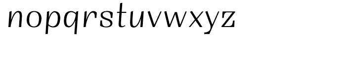Sintesi Thin Italic Font LOWERCASE