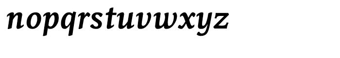 Sirba Bold Italic Font LOWERCASE