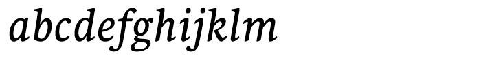 Sirba Greek Italic Font LOWERCASE