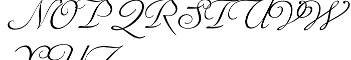 Siren Script II Regular Font UPPERCASE