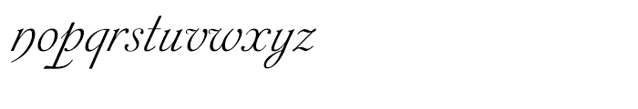 Siren Script II Regular Font LOWERCASE
