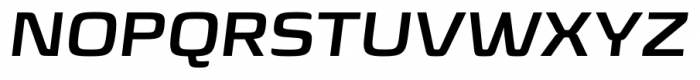 Sica Expanded Bold Italic Font UPPERCASE