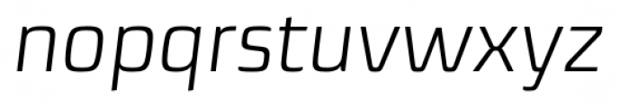 Sica Light Italic Font LOWERCASE