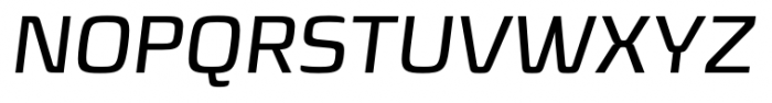 Sica Semi Bold Italic Font UPPERCASE