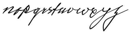Sigmund Freud Typeface #3 Font LOWERCASE