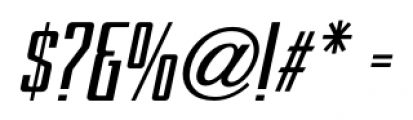 Sign Shop Deco Oblique JNL Regular Font OTHER CHARS