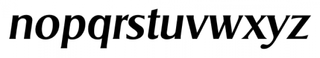 Sigvar Serial Medium Italic Font LOWERCASE