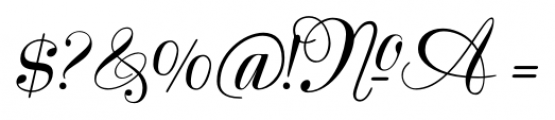 Silk Script Pro Regular Font OTHER CHARS