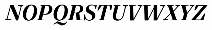 Silva Display Semi Bold Italic Font UPPERCASE
