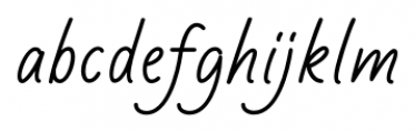 Silver Script Regular Font LOWERCASE