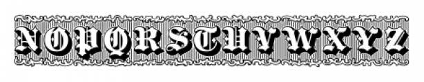 Silverland  Gothic Font UPPERCASE