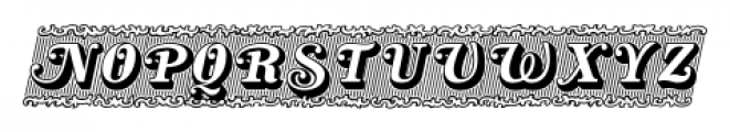 Silverland  Swash Font UPPERCASE