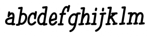 Simple Serif Bold Font LOWERCASE