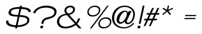 Simplicity JNL Oblique Font OTHER CHARS