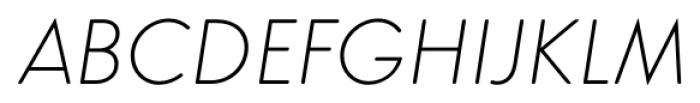 Simplo Soft Thin Italic Font UPPERCASE