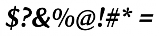 Sina Nova Bold Italic Font OTHER CHARS