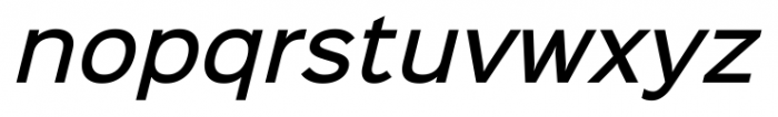 Sinkin Sans 500 Medium Italic Font LOWERCASE