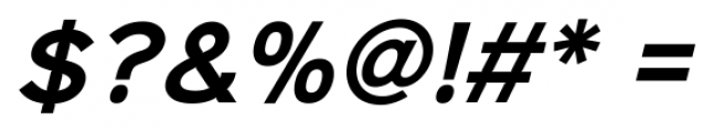 Sinkin Sans 600 SemiBold Italic Font OTHER CHARS