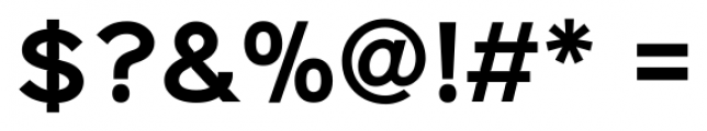 Sinkin Sans 600 SemiBold Font OTHER CHARS