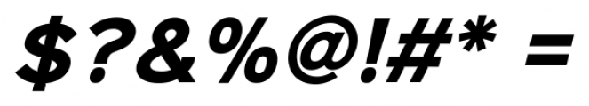 Sinkin Sans 700 Bold Italic Font OTHER CHARS
