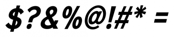 Sinkin Sans Narrow 600 Semi Bold Italic Font OTHER CHARS