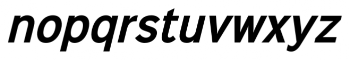 Sinkin Sans Narrow 600 Semi Bold Italic Font LOWERCASE