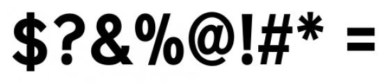 Sinkin Sans Narrow 600 Semi Bold Font OTHER CHARS