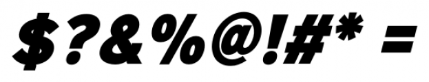 Sinkin Sans Narrow 900 Extra Black Italic Font OTHER CHARS
