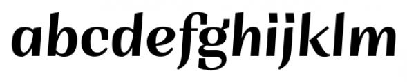 Sintesi DemiBold Italic Font LOWERCASE