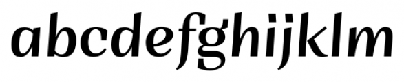 Sintesi Medium Italic Font LOWERCASE