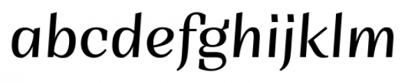 Sintesi Regular Italic Font LOWERCASE