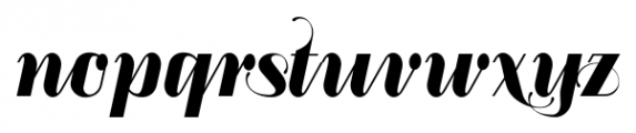 Sixtra Swing Font LOWERCASE