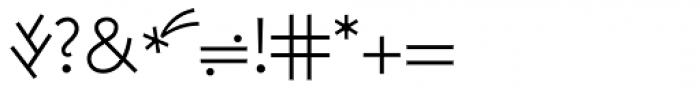 SIAS Symbols A Light Font OTHER CHARS