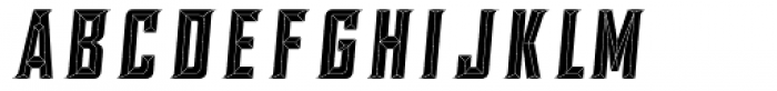 SILVER CHISEL BEVEL Font LOWERCASE