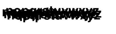 SiahThuluth Regular Font LOWERCASE