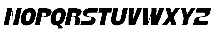 Siator Oblique Font UPPERCASE