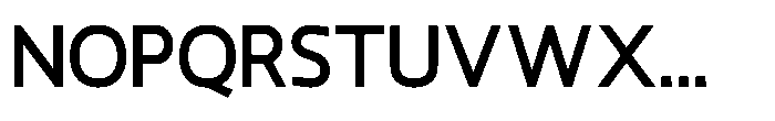 Sibone Bold Bold Font LOWERCASE