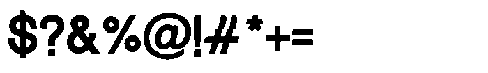 Sibone Extra Bold Exra bold Font OTHER CHARS