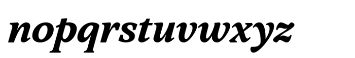 Sibre Bold Italic Font LOWERCASE