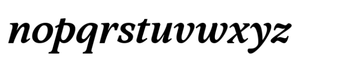 Sibre Semi Bold Italic Font LOWERCASE